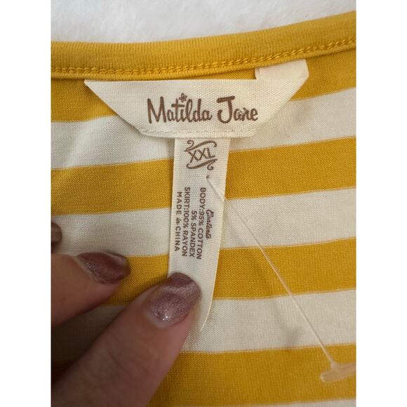 Matilda Jane Tier Ruffle Top XXL Beachy Peasant Boho - Picture 5 of 8